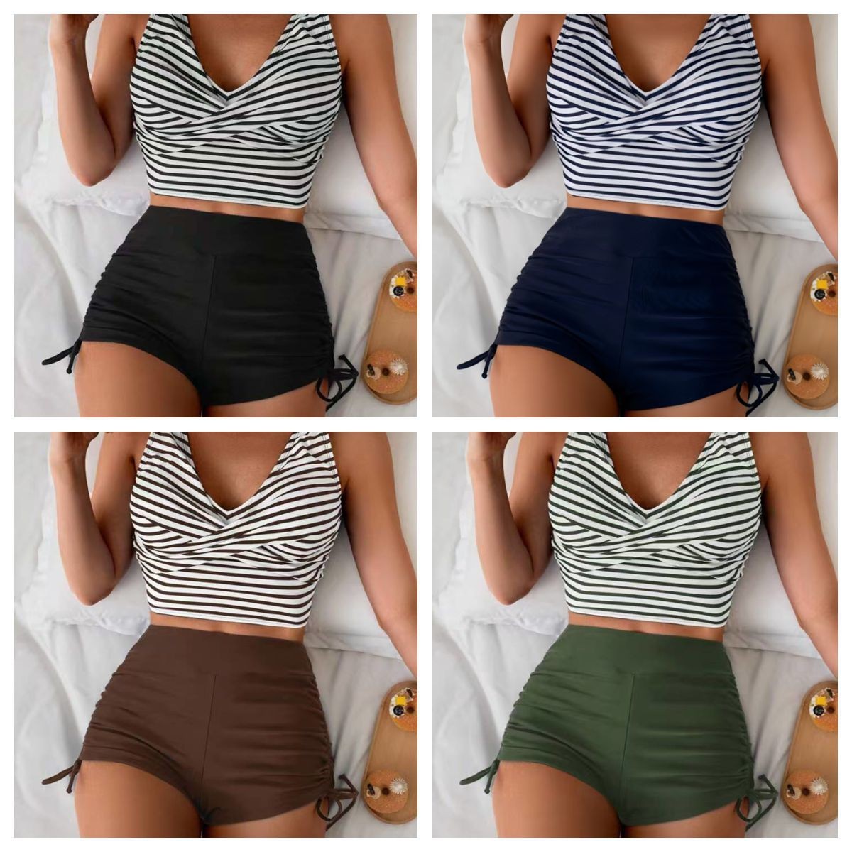Shorts - Maillot de bain femme deux pièces,