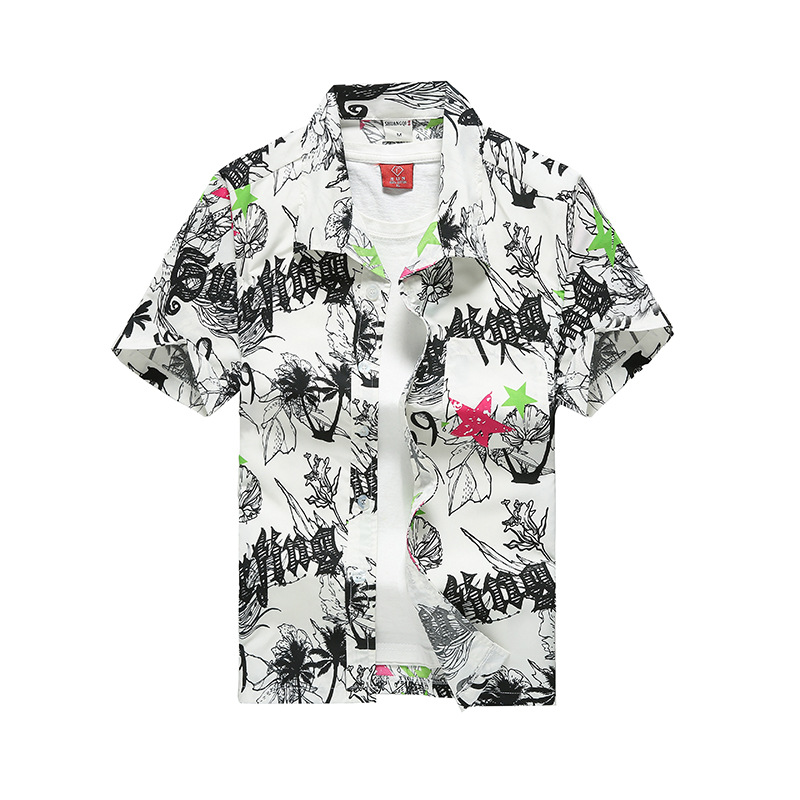 Chemises d'été hawaïennes à co - Vintage Hawaiian Floral Shirt avis et prix
