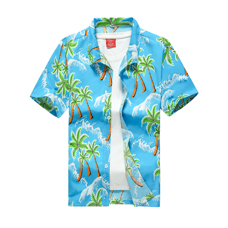 Chemises d'été hawaïennes à co - Vintage Hawaiian Floral Shirt avis et prix