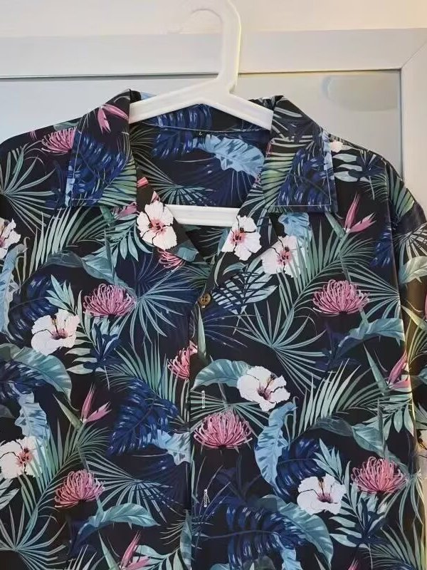 Chemise florale thaïlandaise v - Vintage Hawaiian Floral Shirt avis et prix