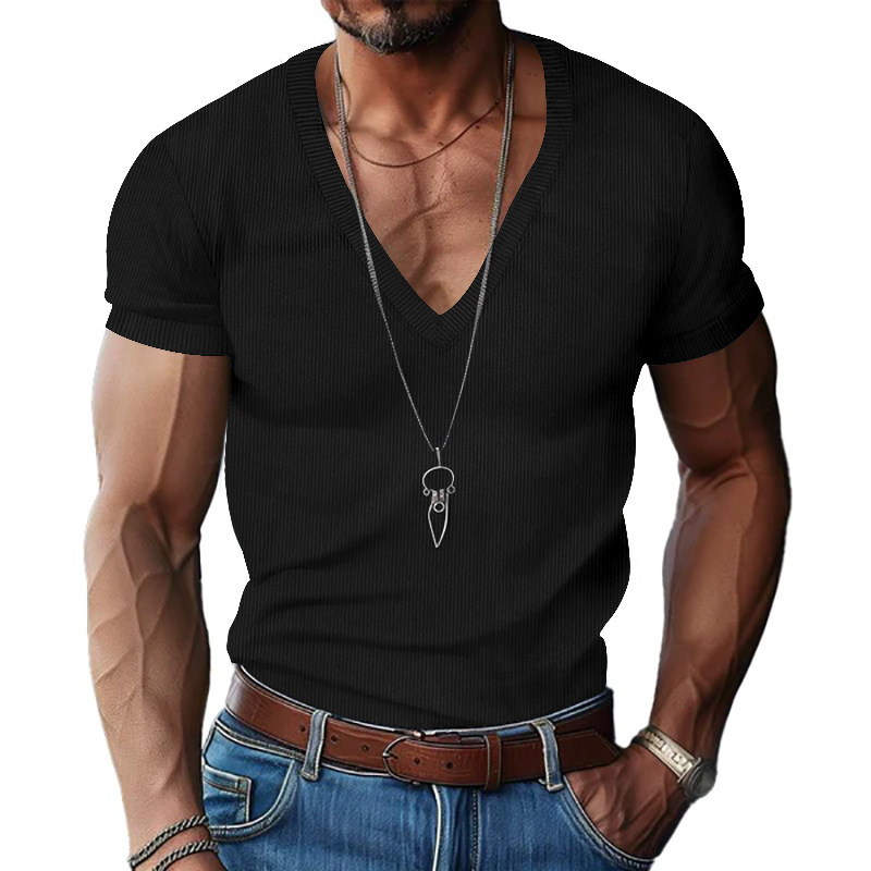 T-shirt décontracté pour homme - Corduroy Button Up Shirt Men avis et prix
