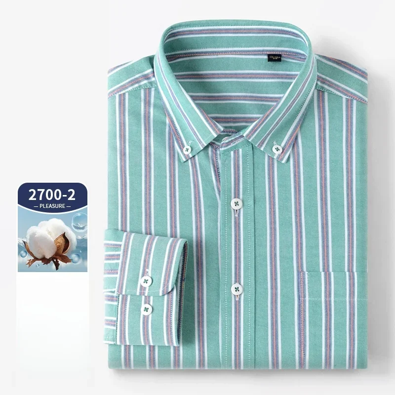Chemise à manches longues pour - Oxford Cotton Casual Shirt Business avis et prix