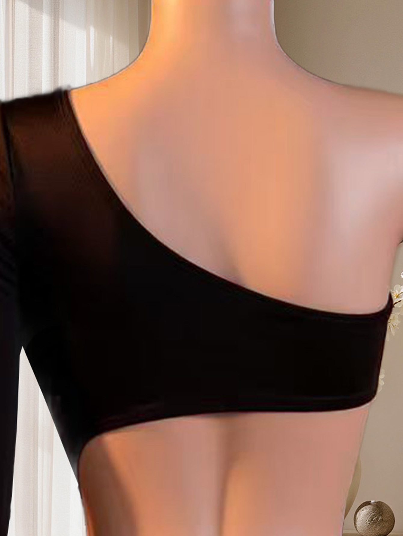 Body asymétrique à manches lon - Underwear avis et prix