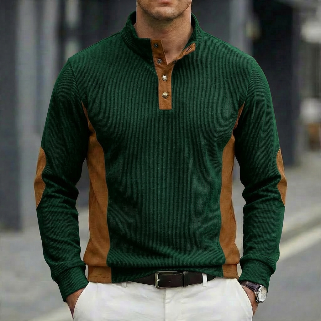 Polo homme en velours côtelé d - Corduroy Button Up Shirt Men avis et prix