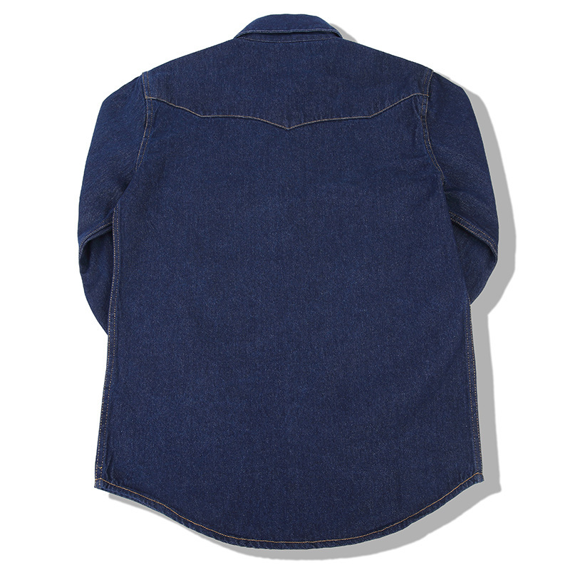 American Wash Vintage Denim ch - Mens Western Denim Pearl Snap Shirt avis et prix
