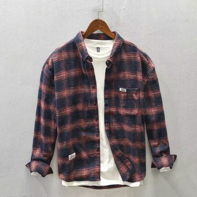 Nouvelle chemise décontractée  - Flannel Plaid Shirt Heavy Weight avis et prix