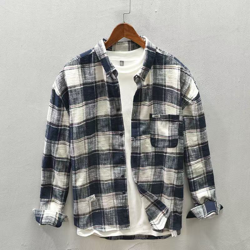 Nouvelle chemise décontractée  - Flannel Plaid Shirt Heavy Weight avis et prix