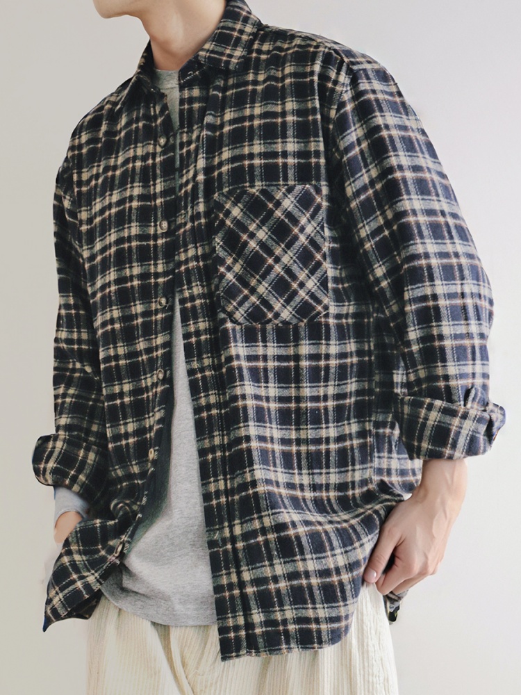‌ Chemise japonaise Vintage en - Flannel Plaid Shirt Heavy Weight avis et prix
