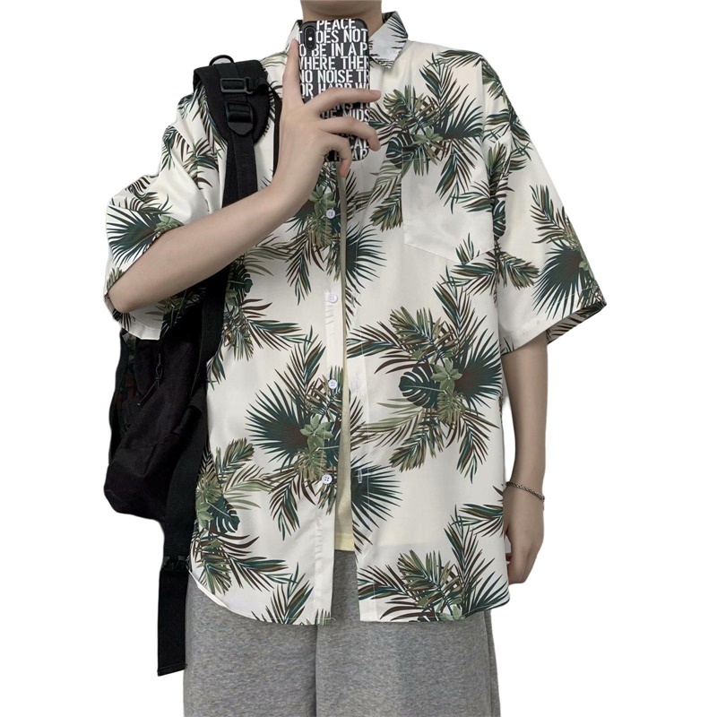 Chemise hawaïenne à manches co - Vintage Hawaiian Floral Shirt avis et prix