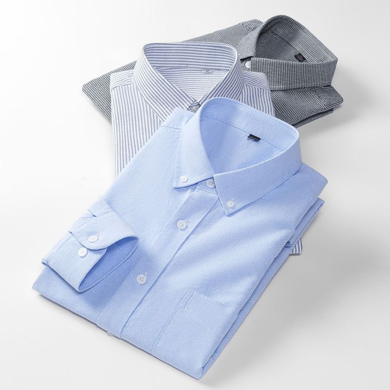 Printemps nouveaux hommes Oxfo - Oxford Cotton Casual Shirt Business avis et prix