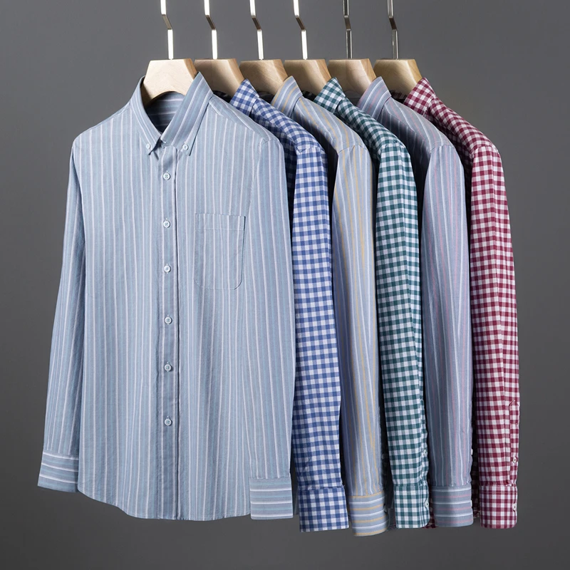 Chemise homme à manches longue - Oxford Cotton Casual Shirt Business avis et prix