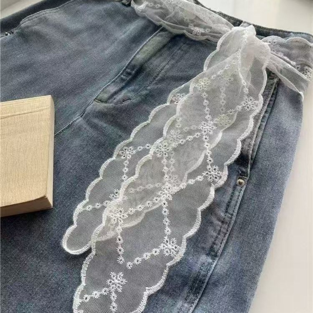 Ceinture en dentelle blanche é - Jeans avis et prix