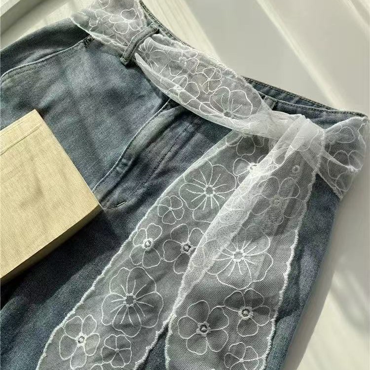 Ceinture en dentelle blanche é - Jeans avis et prix