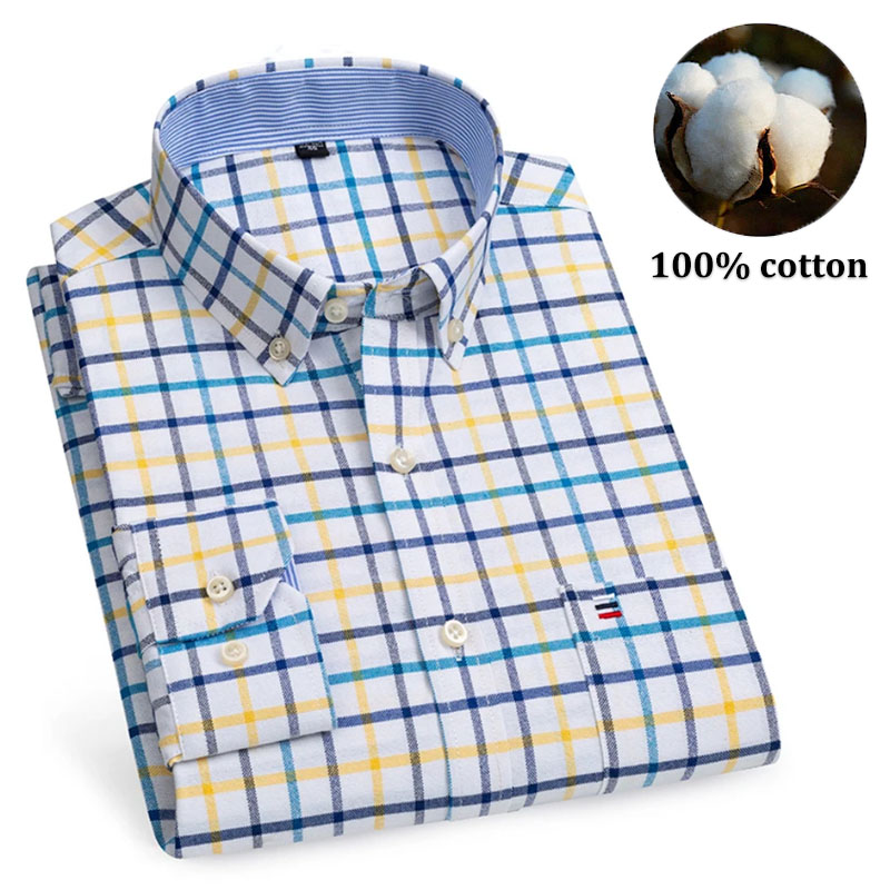 Chemises 100% coton pour homme - Oxford Cotton Casual Shirt Business avis et prix