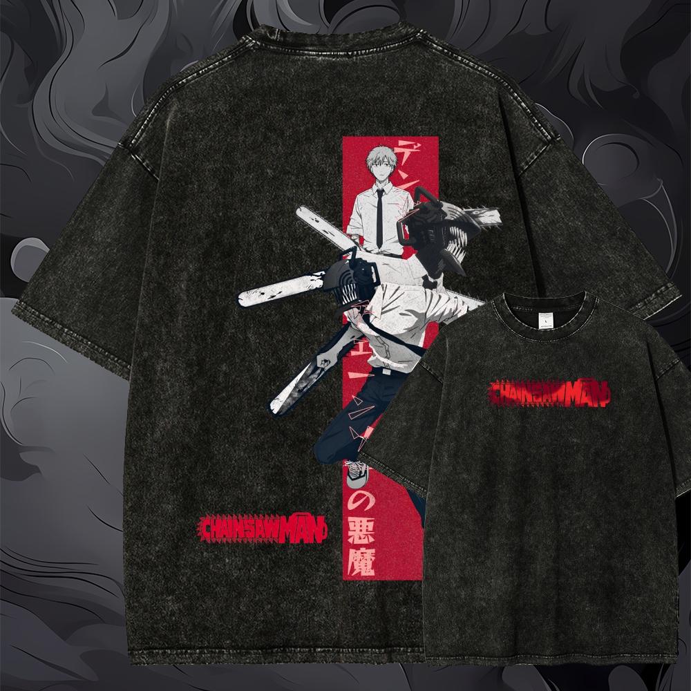 T-shirt graphique surdimension - Acid Wash Vintage Graphic T Shirt avis et prix