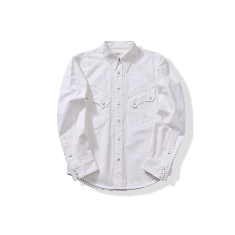 Chemise occidentale américaine - Mens Western Denim Pearl Snap Shirt avis et prix