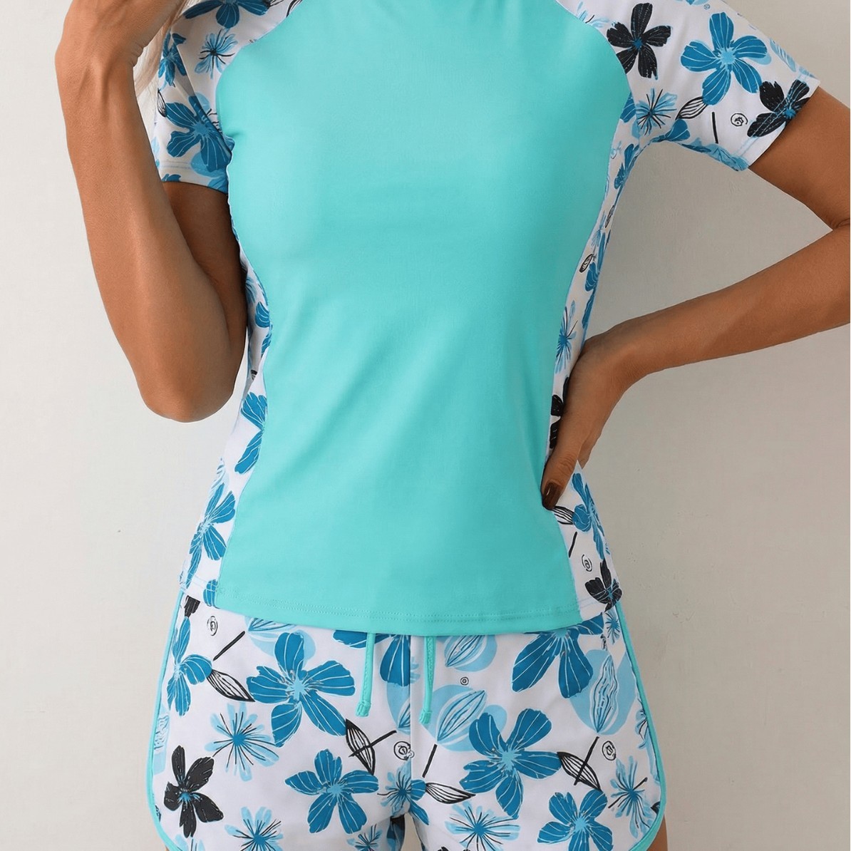 Tankini femme avec short, haut - Shorts avis et prix