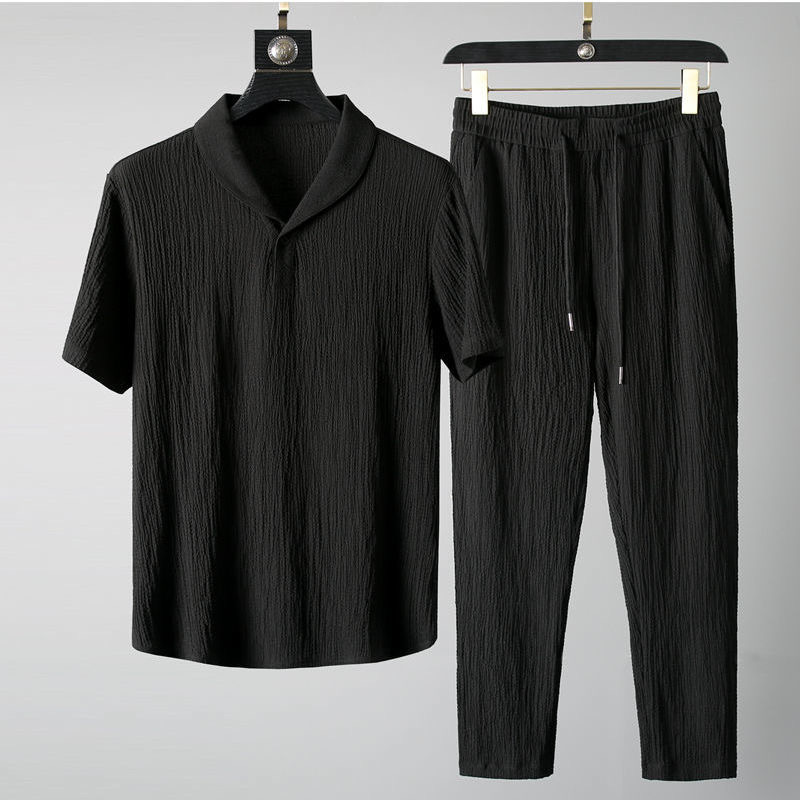 Costume d'été Ultra-fin deux p - Mens Linen Shirt Long Sleeve avis et prix