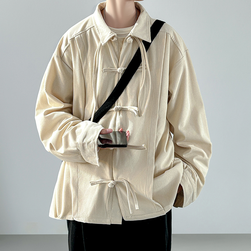 2025 hommes rétro Style chinoi - Corduroy Button Up Shirt Men avis et prix