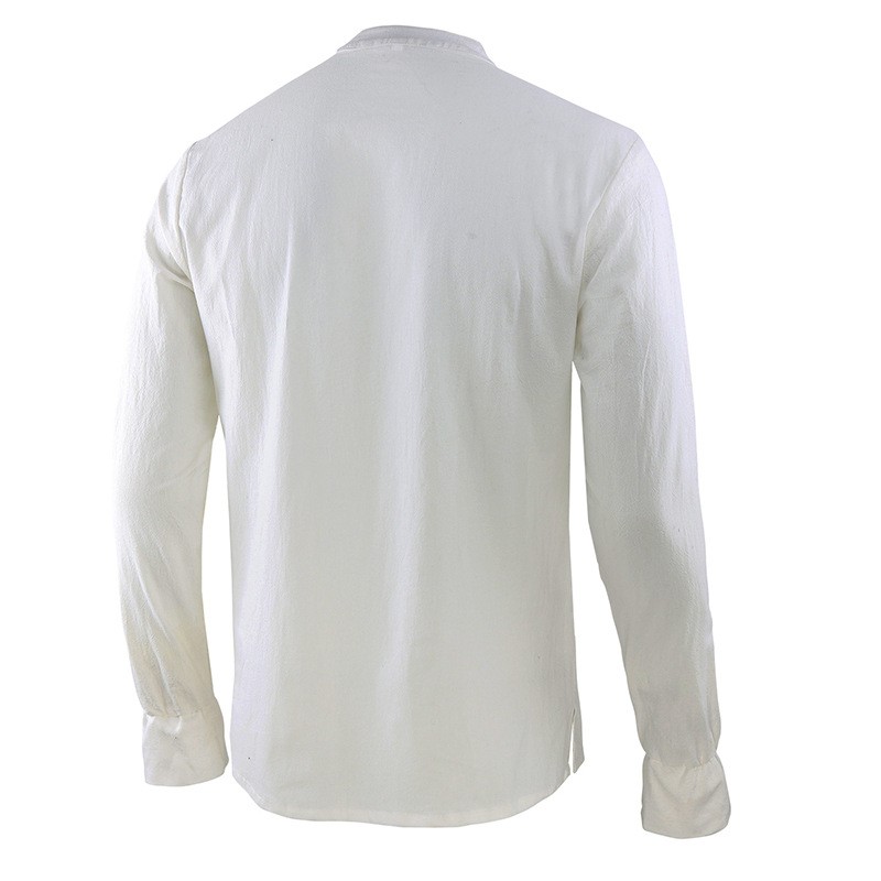 Chemise Renaissance pour homme - Mens Linen Shirt Long Sleeve avis et prix