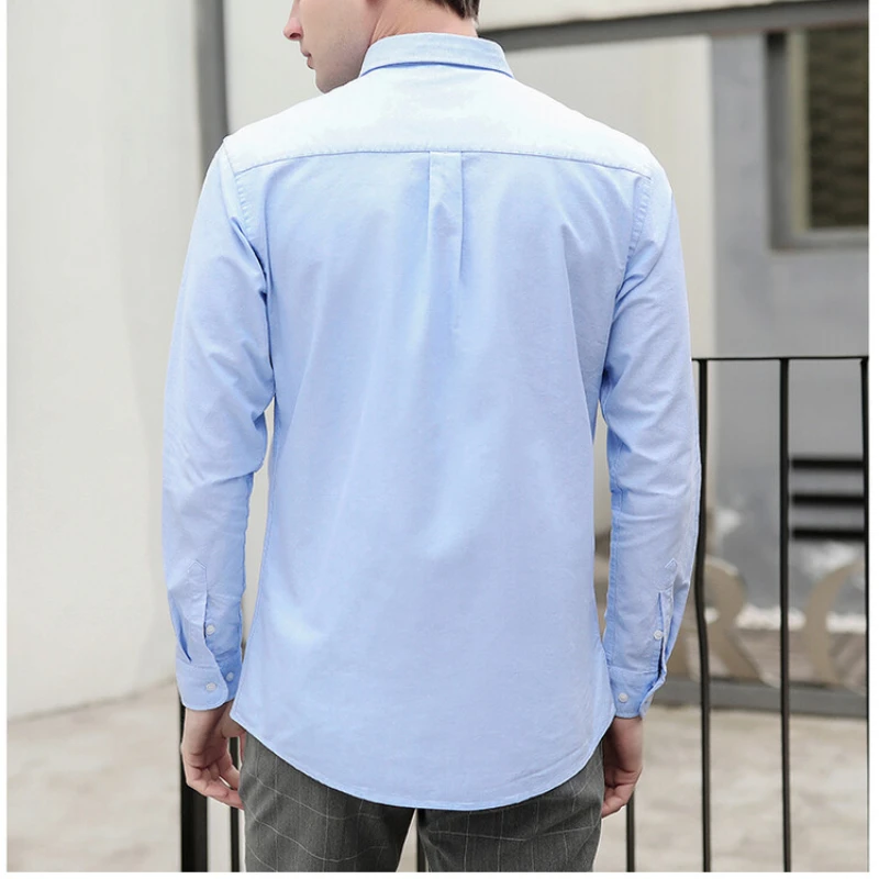 Nouvelle chemise Oxford pour h - Oxford Cotton Casual Shirt Business avis et prix